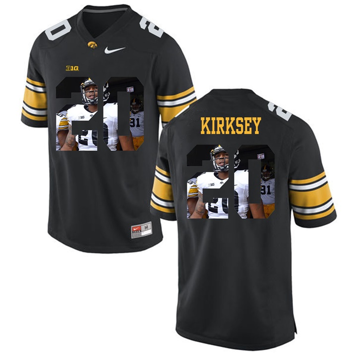 Male Iowa Hawkeyes Black Christian Kirksey College Football Jersey