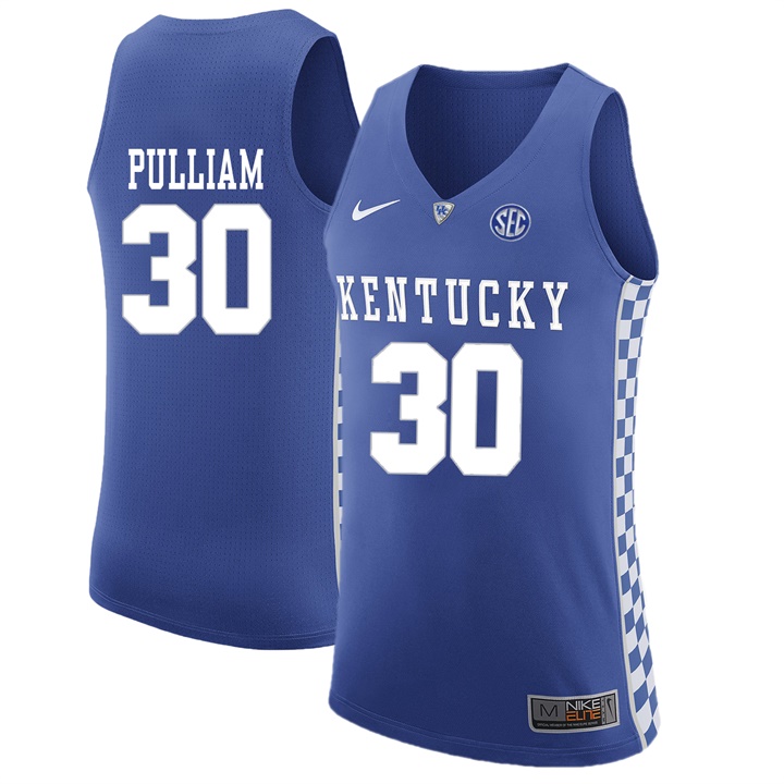 Male Kentucky Wildcats Royal Dillon Pulliam NCAA Basketball Jersey