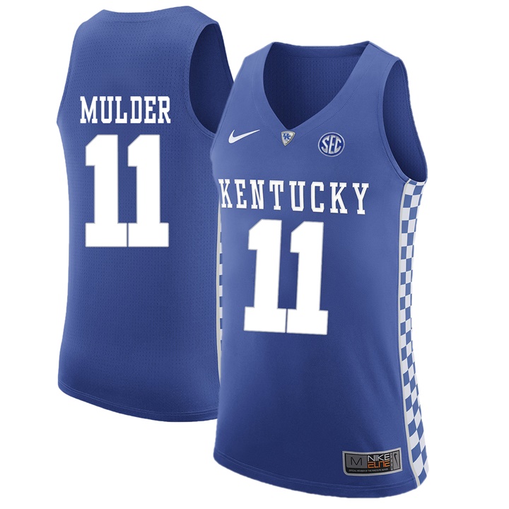 Male Kentucky Wildcats Royal Mychal Mulder NCAA Basketball Jersey