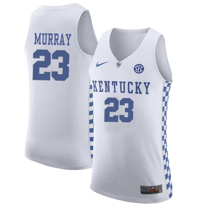Male Kentucky Wildcats White Jamal Murray NCAA Basketball Jersey