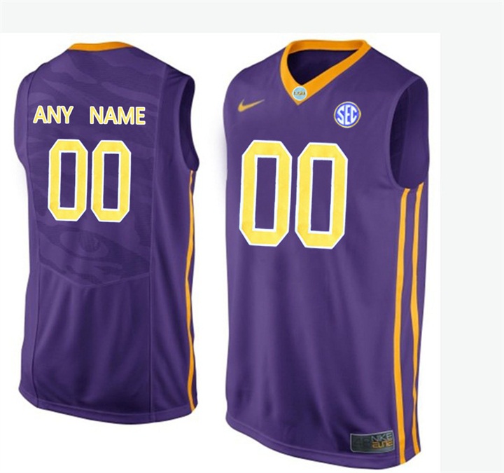 Male LSU Tigers Custom Jersey