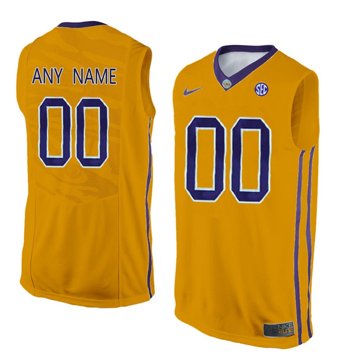 Male LSU Tigers Custom Jersey