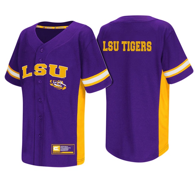 Male LSU Tigers Purple Jersey