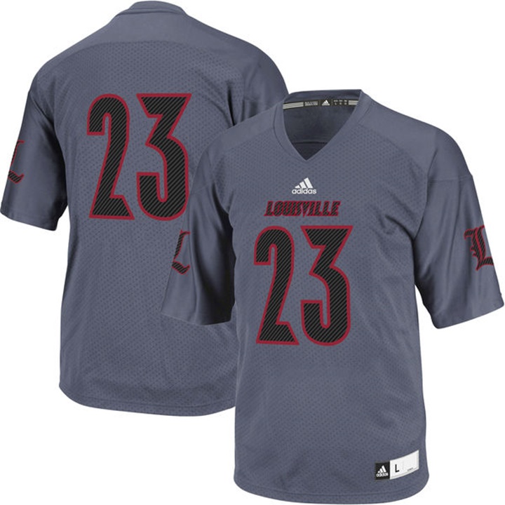 Male Louisville Cardinals Black Premier College Football Jersey