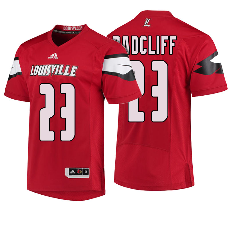 Male Louisville Cardinals Red Brandon Radcliff NCAA Football Jersey