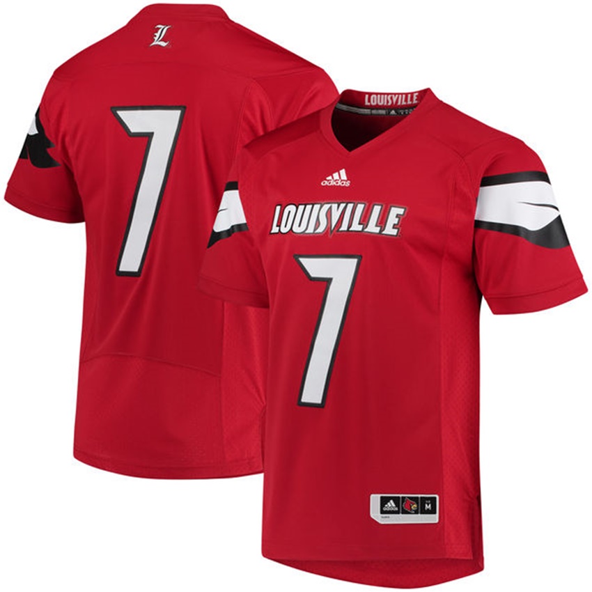 Male Louisville Cardinals Red NCAA 2017 Special Games Football Jersey