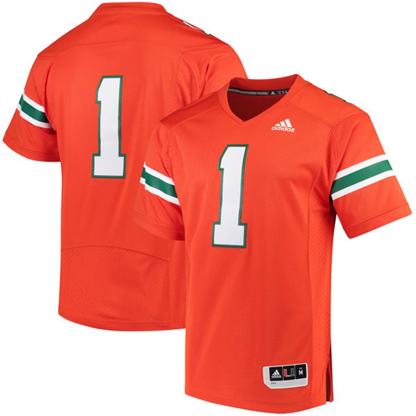 Male Miami Hurricanes Orange NCAA 2017 Special Games Football Jersey Men's Jersey Male Miami Hurricanes Orange NCAA 2017 Special Games Football Jersey