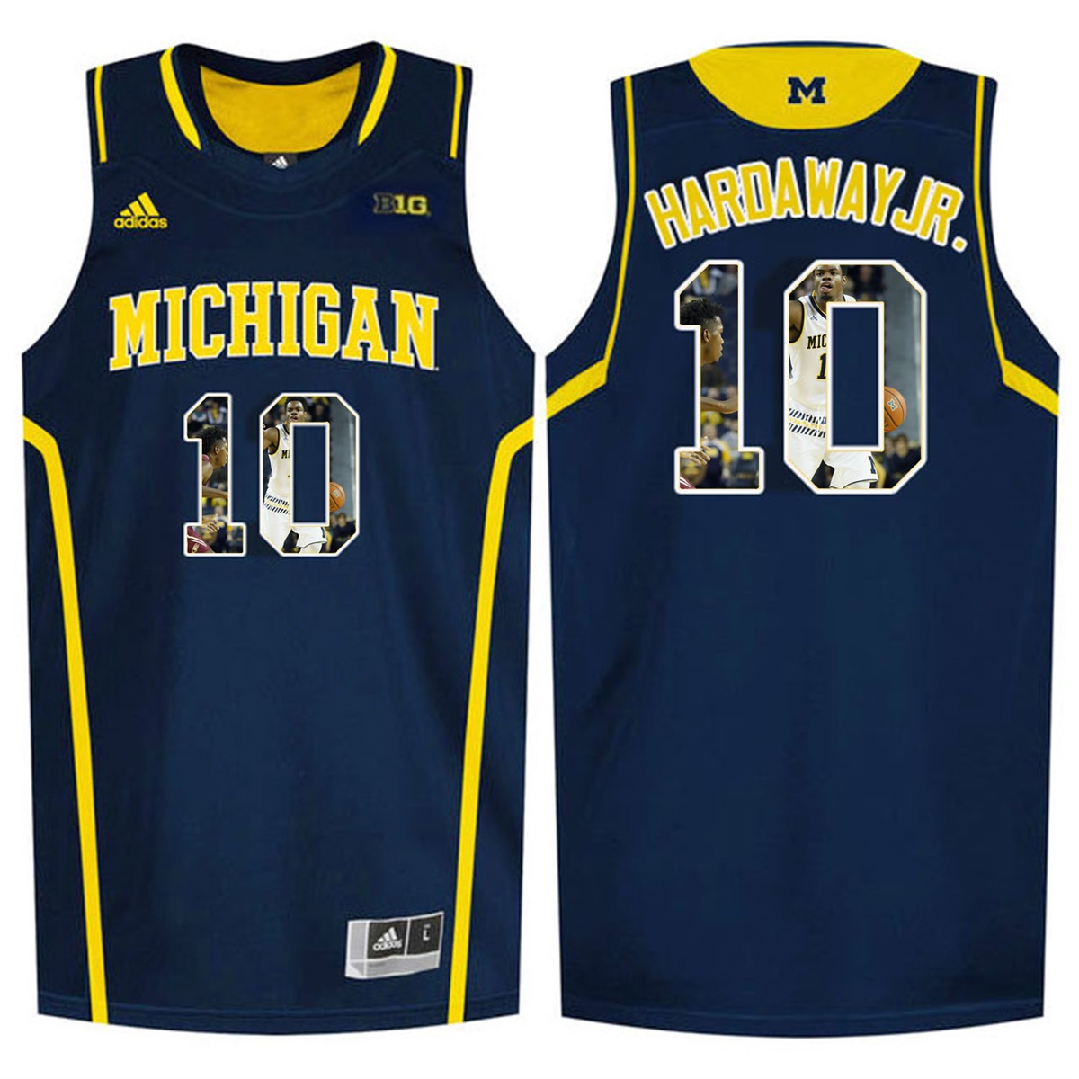 Male Michigan Wolverines Navy Blue Tim Hardaway Jr College Basketball Jersey