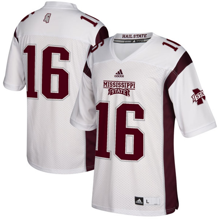 Male Mississippi State Bulldogs White Premier College Football Jersey