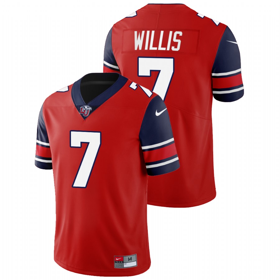 Malik Willis Liberty Flames Red College Football Jersey