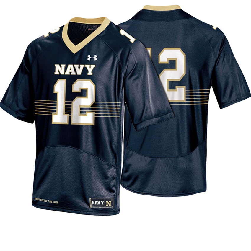 Man Midshipmen #12 Navy College Football Jersey
