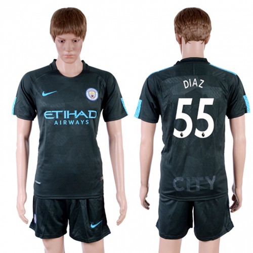 Manchester City #55 Diaz Sec Away Soccer Club Jersey