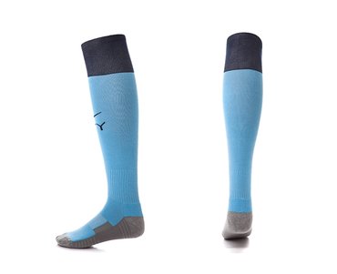 Manchester City Home Soccer Socks02