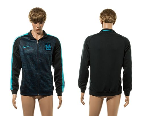 Manchester City Soccer Jackets Black