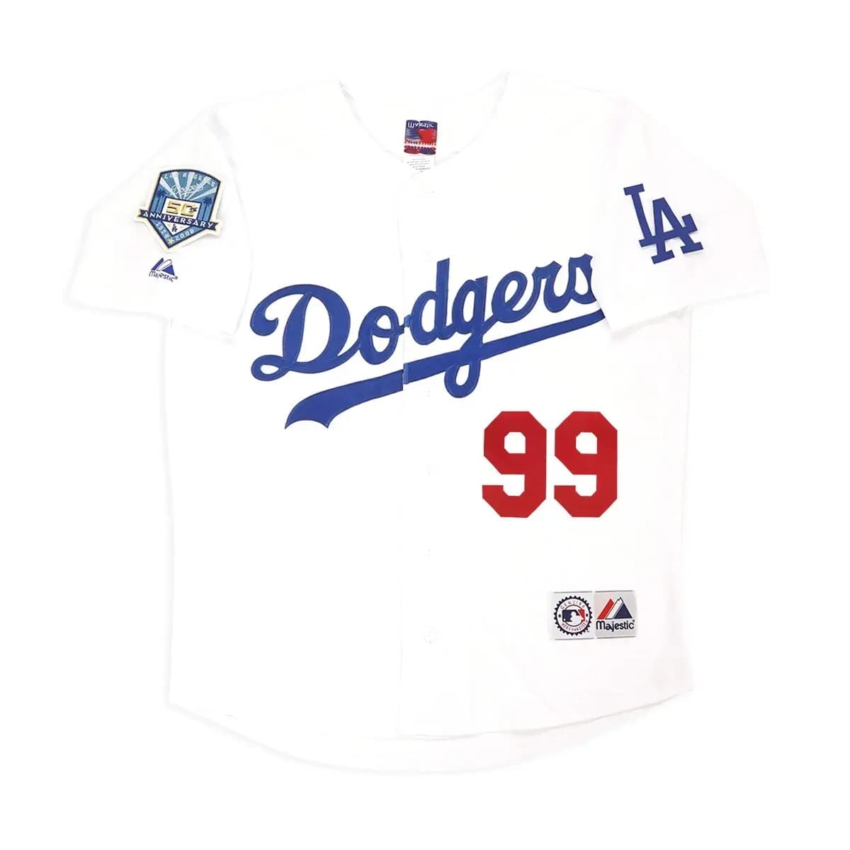 Manny Ramirez 2008 Los Angeles Dodgers Home 50th Anniv. Jersey Men's