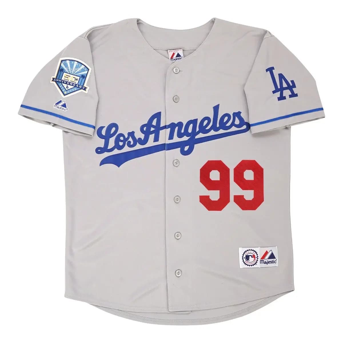 Manny Ramirez 2008 Los Angeles Dodgers Road 50th Anniv. Men's Jersey