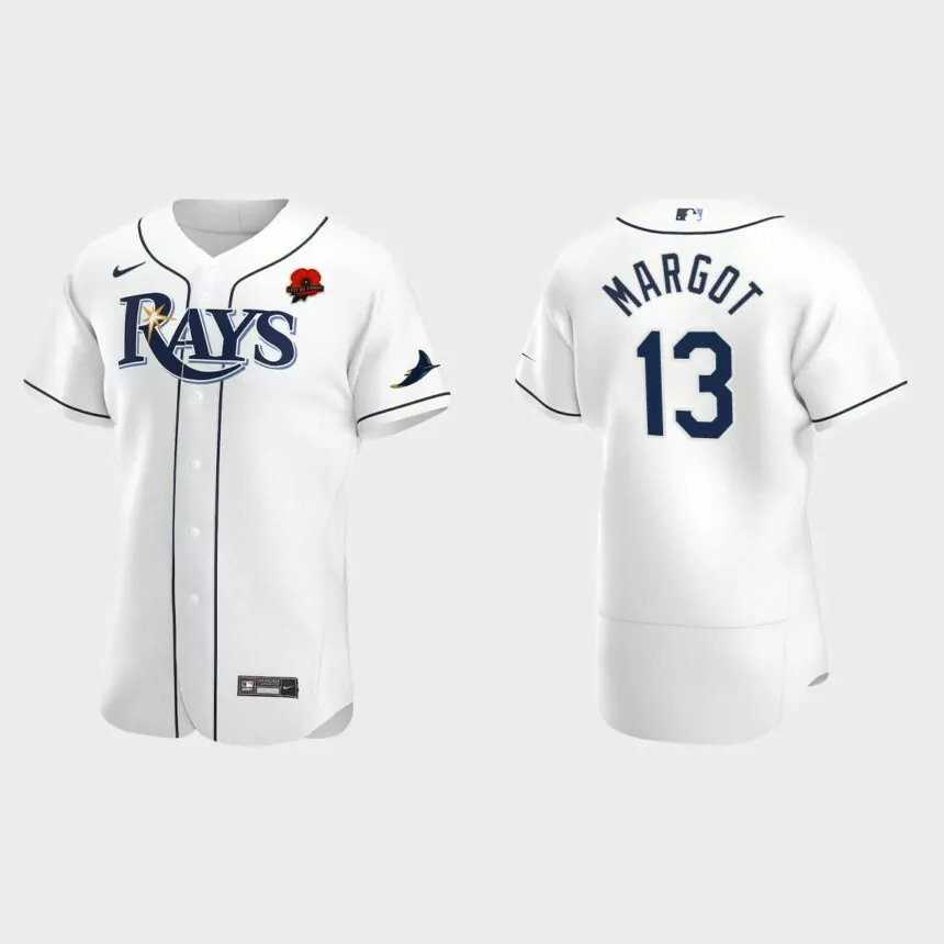 Manuel Margot Tampa Bay Rays 2021 Memorial Day Authentic Jersey – White