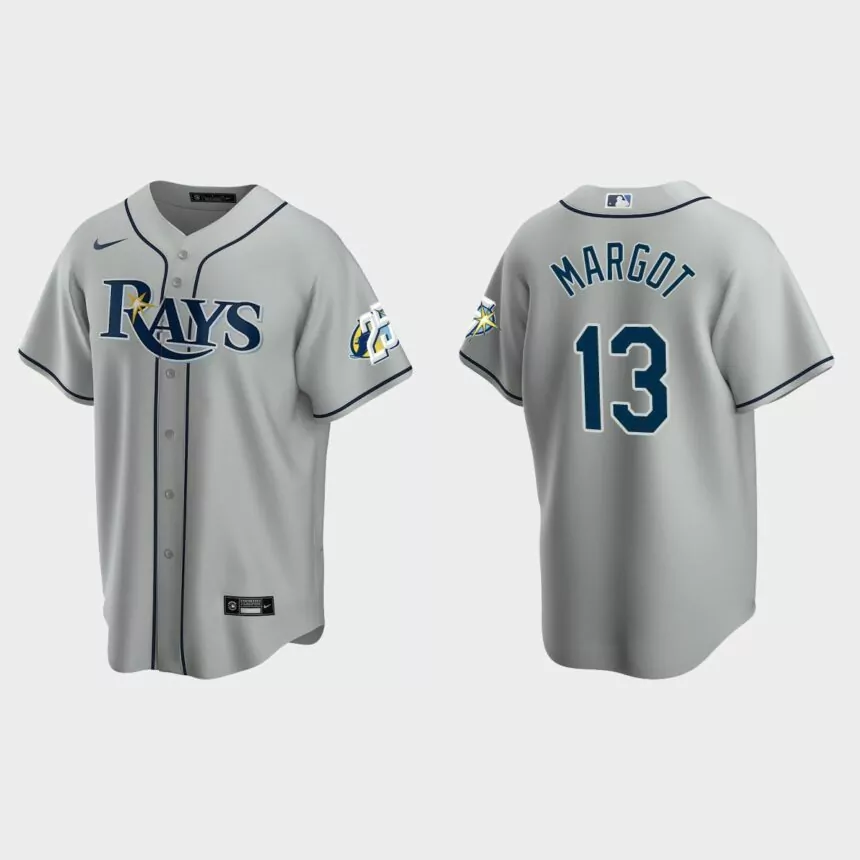 Manuel Margot Tampa Bay Rays 25th Anniversary Replica Jersey – Gray