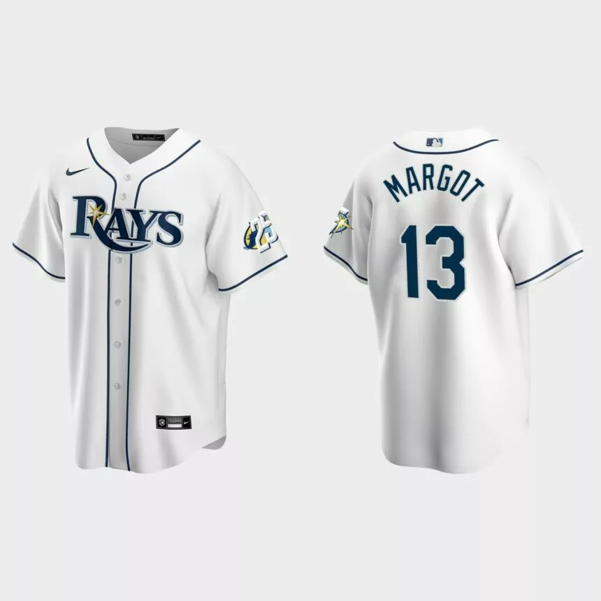 Manuel Margot Tampa Bay Rays 25th Anniversary Replica Jersey – White