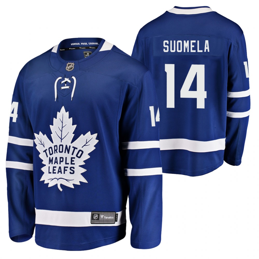 Maple Leafs #14 Antti Suomela Blue 2021 Home Jersey