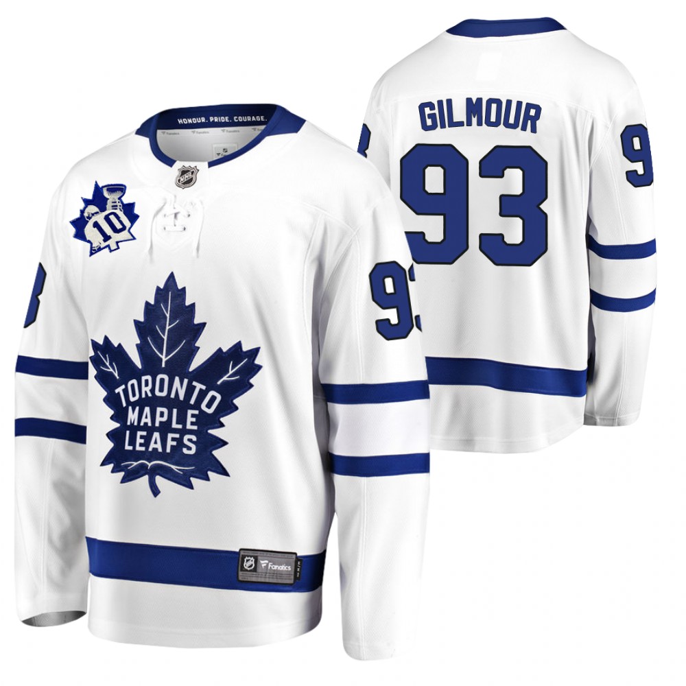 Maple Leafs #93 Doug Gilmour White Honor Armstrong Jersey