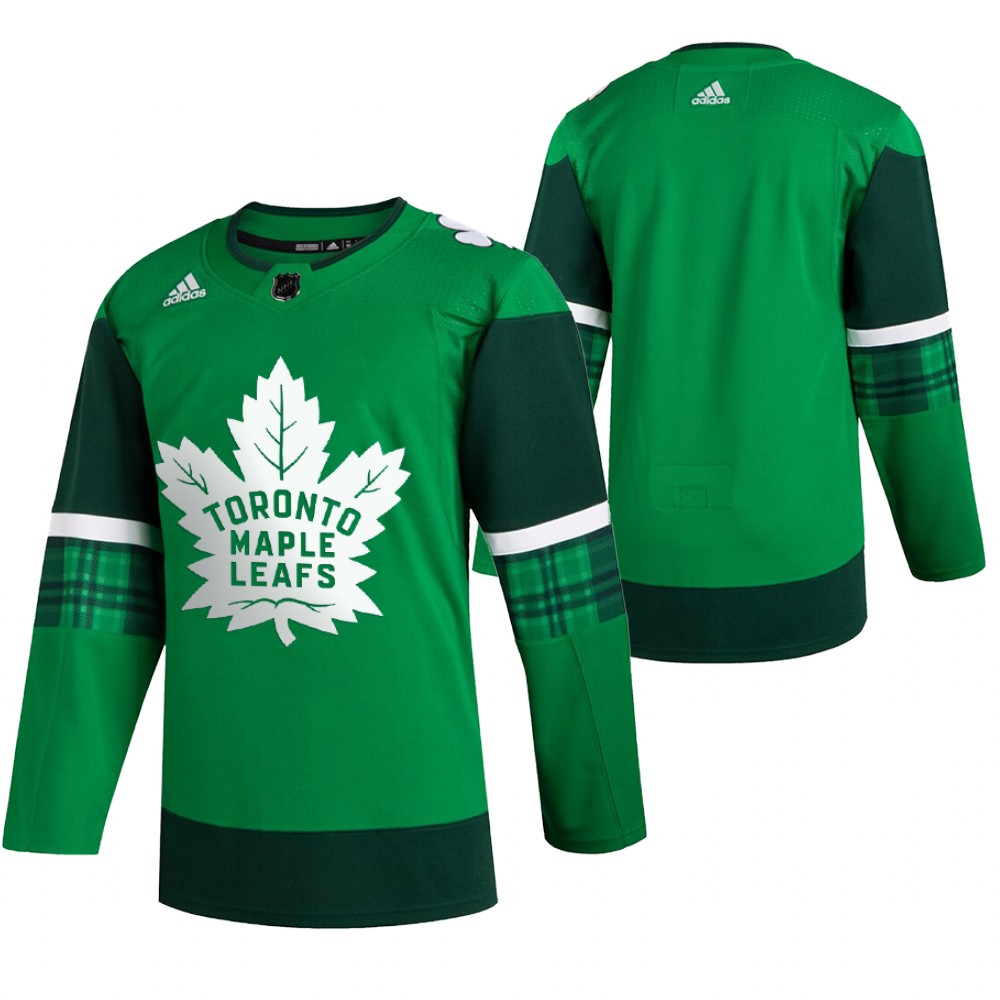 Maple Leafs 2020 St. Patrick's Day Green Jersey Leafs Forever