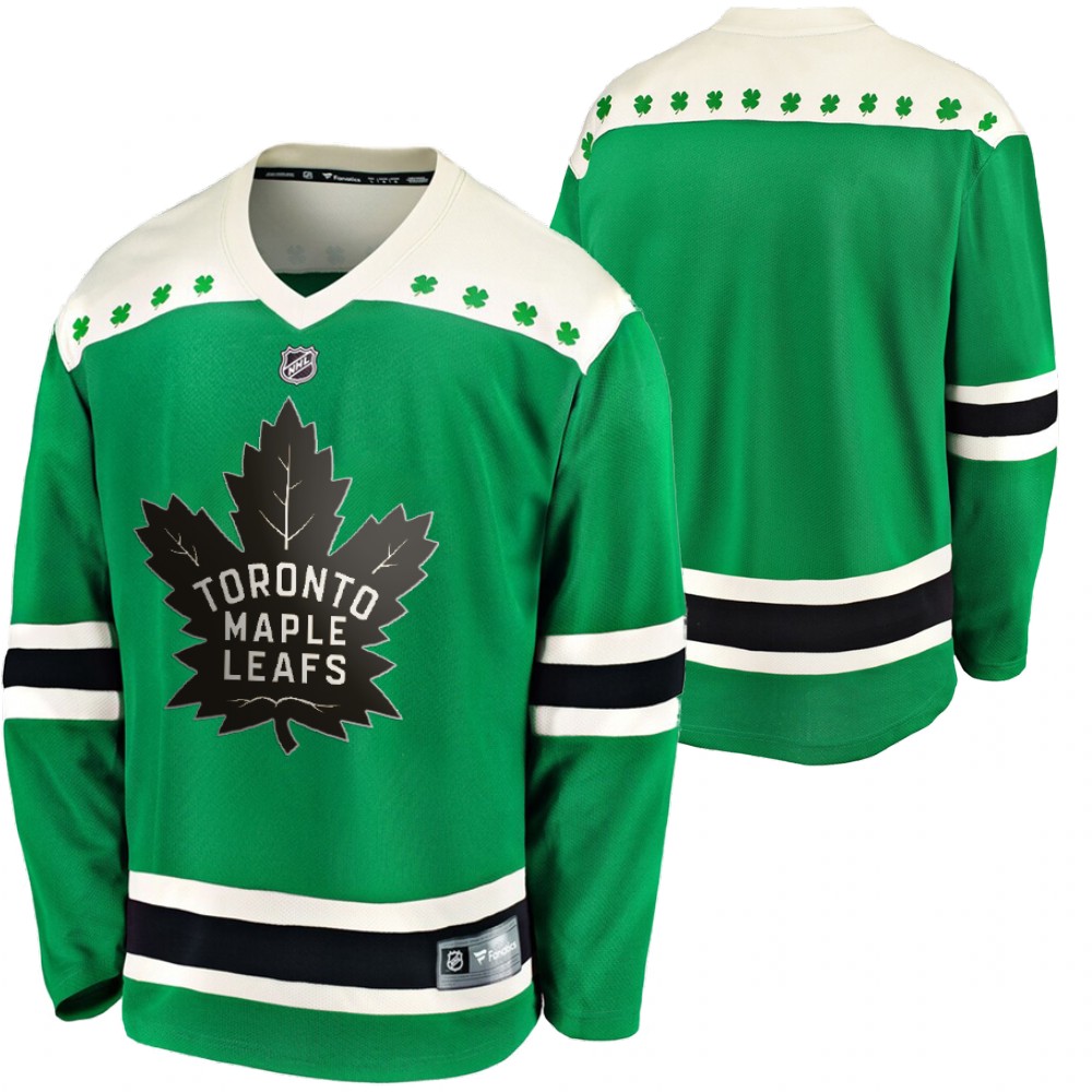 Maple Leafs 2020 St Paddy's Day Green Breakaway Jersey