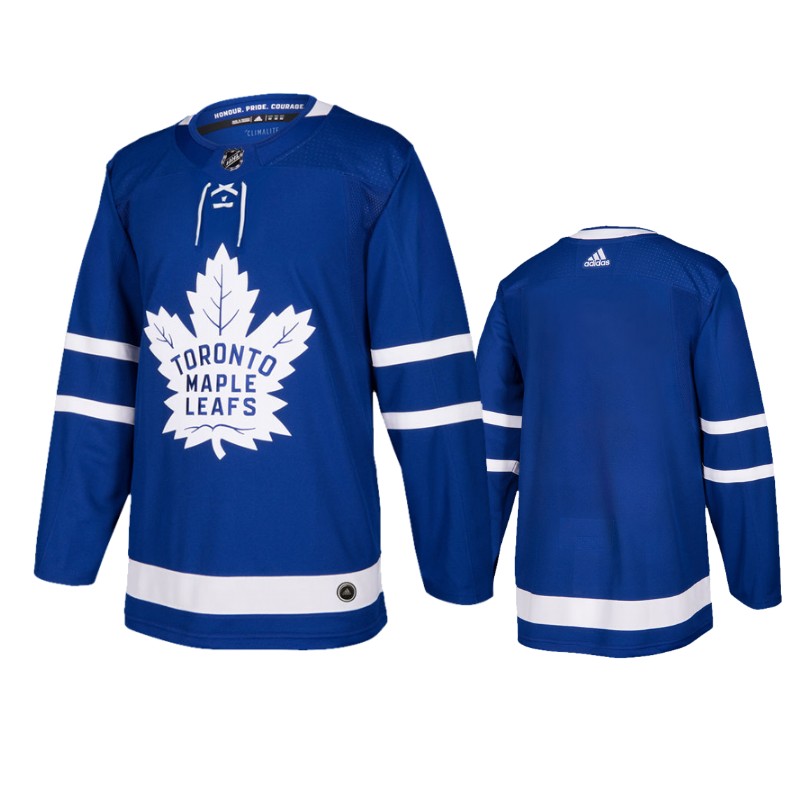 Maple Leafs Blue Authentic Blank Home Jersey