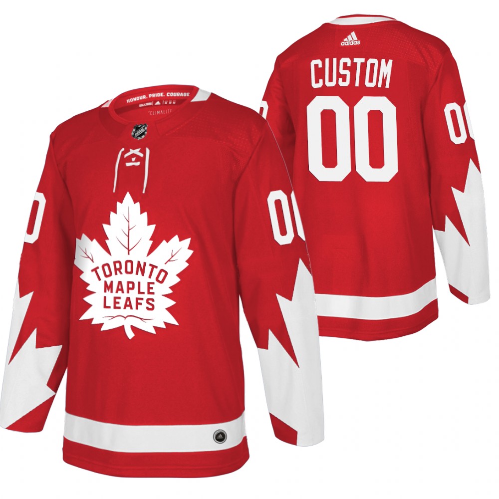 Maple Leafs Custom 2020 Alternate Red Jersey