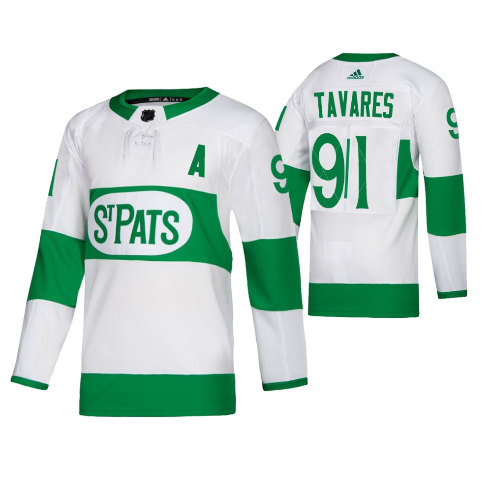 Maple Leafs John Tavares White Adidas Authentic Player Road Jersey