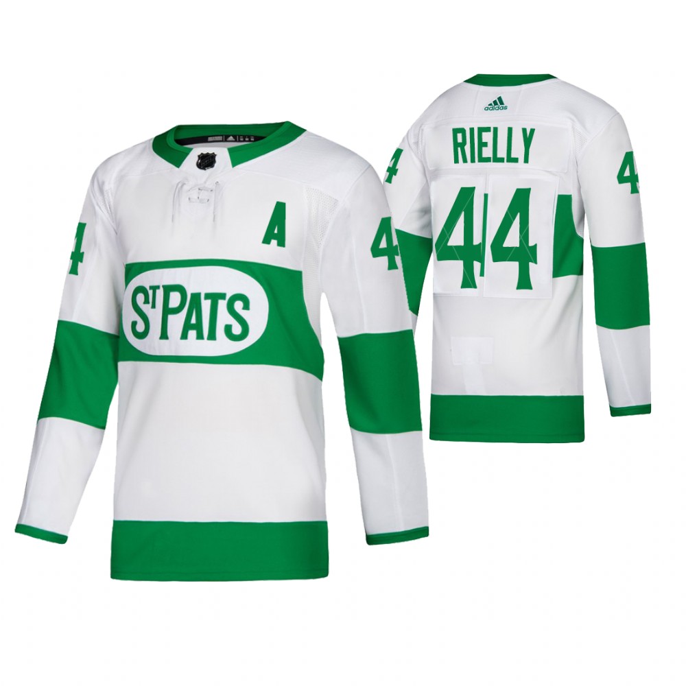 Maple Leafs Morgan Rielly White Adidas Authentic Player Road Jersey