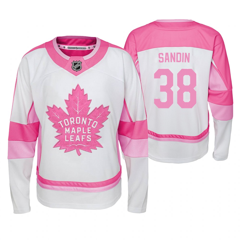 Maple Leafs Rasmus Sandin Player 2019-20 Fishion Girl Jersey