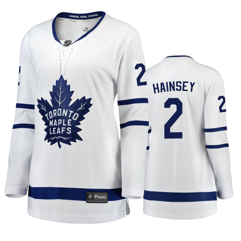 Maple Leafs Ron Hainsey White Breakaway Fanatics Branded Jersey