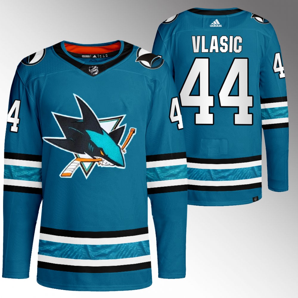 Marc-Edouard Vlasic San Jose Sharks Teal Home Primegreen Authentic Jersey
