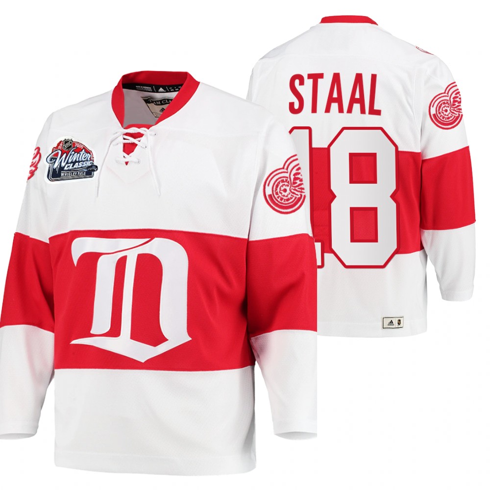 Marc Staal Detroit Red Wings Winter Classic White Throwback Jersey