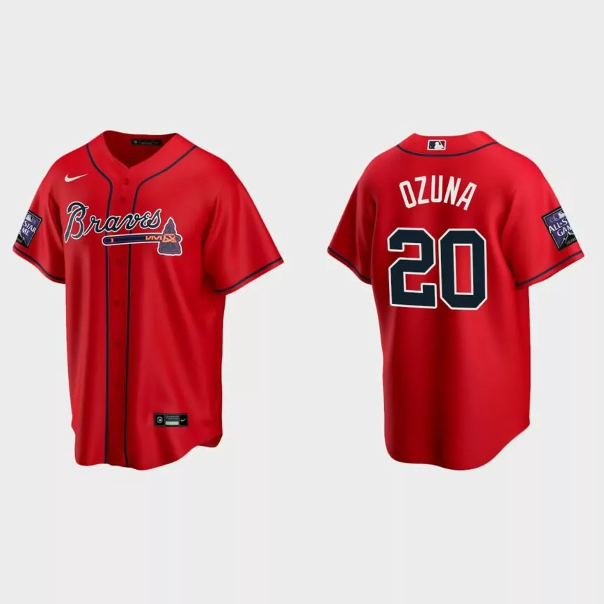 Marcell Ozuna Atlanta Braves 2021 All-Star Game Alternate Replica Jersey – Red