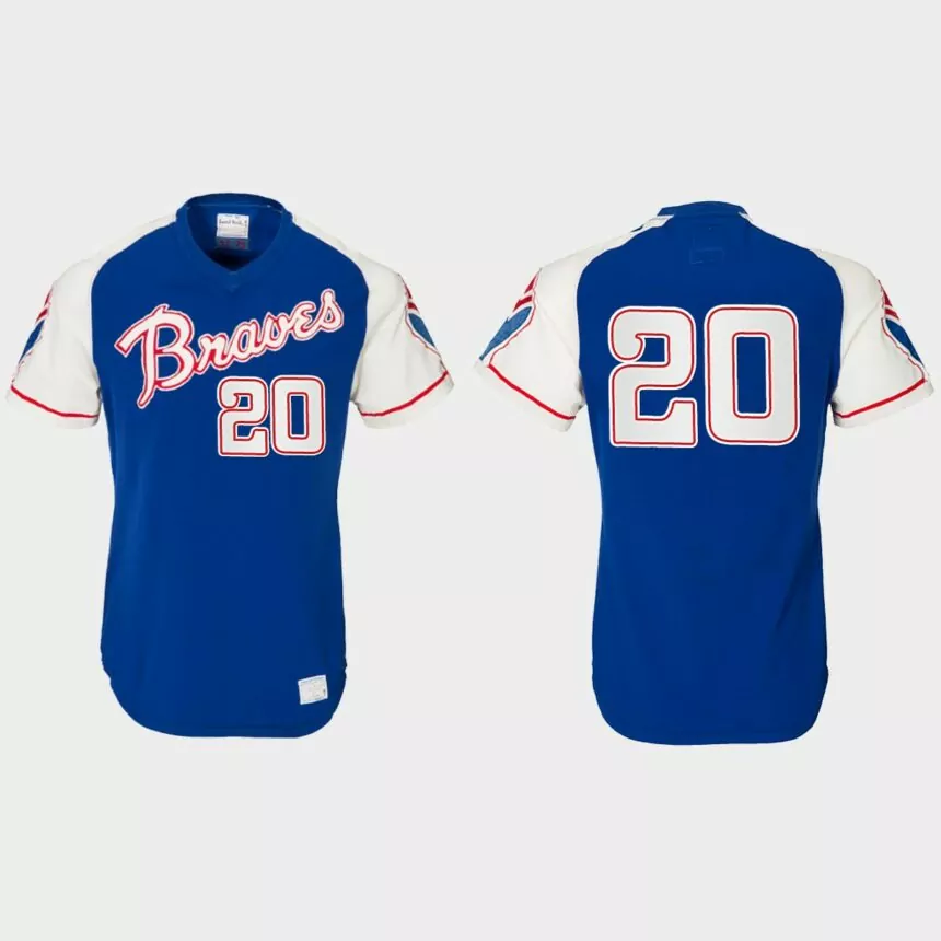 Marcell Ozuna Atlanta Braves Heritage Throwback Jersey – Royal