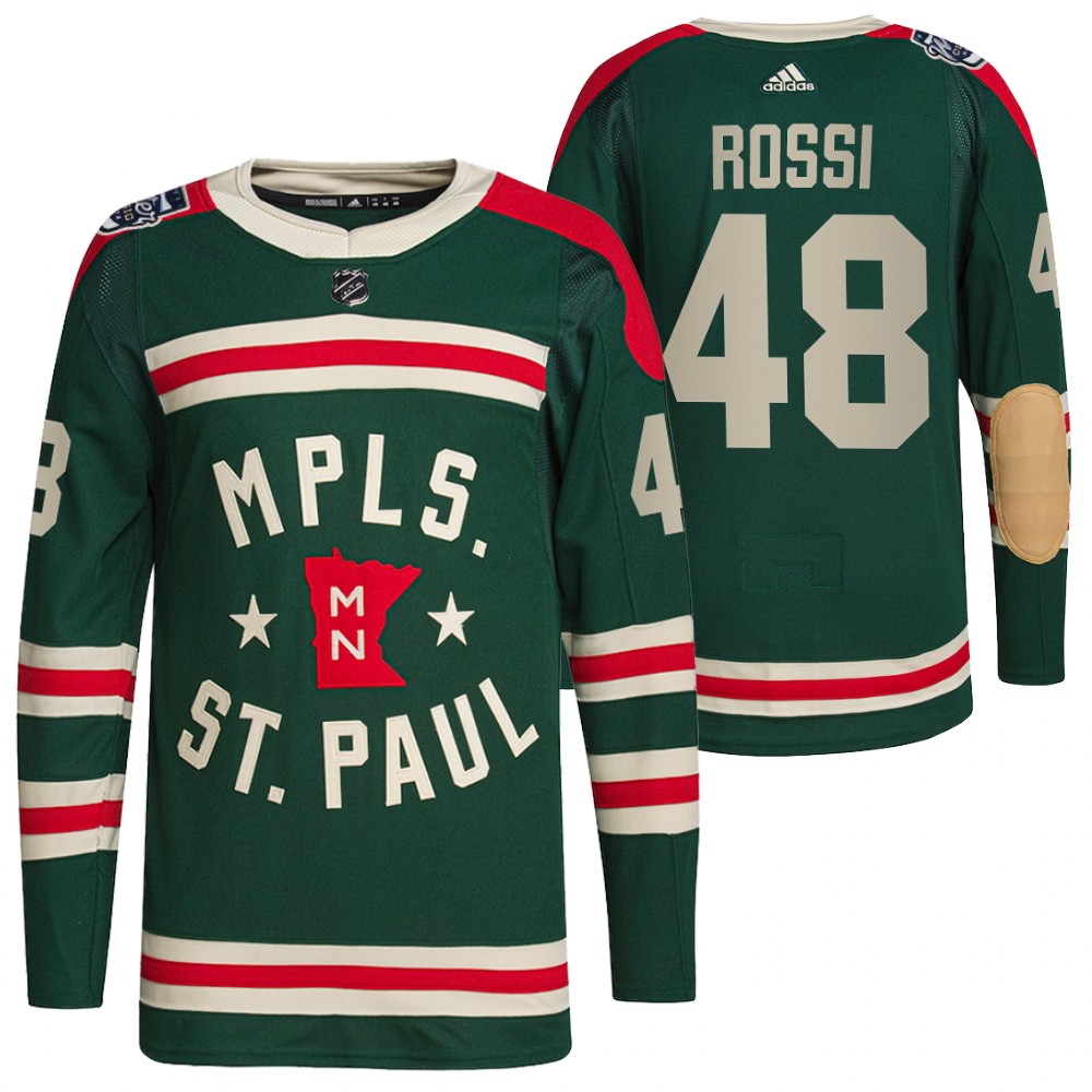 Marco Rossi Wild 2022 Winter Classic Green Authentic Jersey