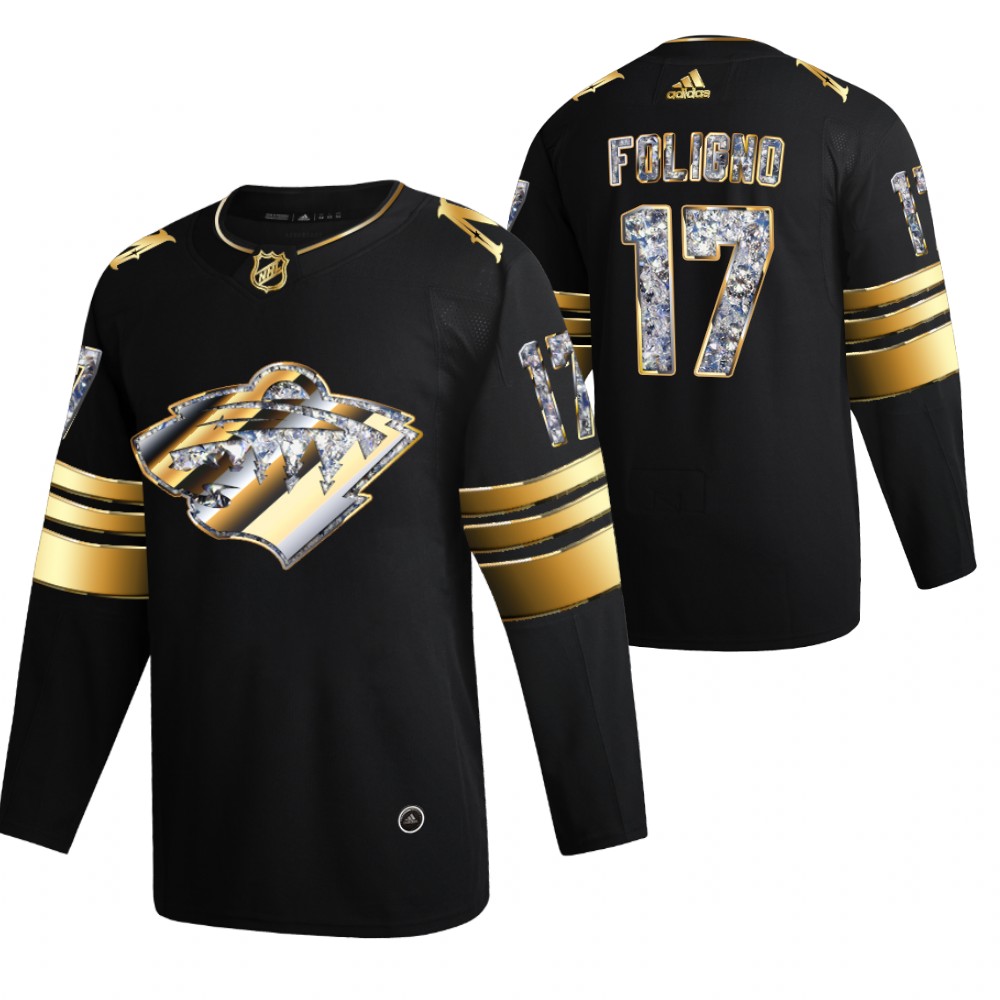 Marcus Foligno Wild #17 Black Diamond Edition 2022 Stanley Cup Playoffs Jersey