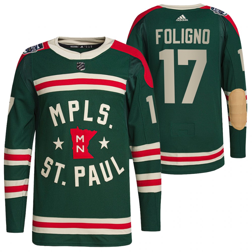 Marcus Foligno Wild 2022 Winter Classic Green Authentic Jersey