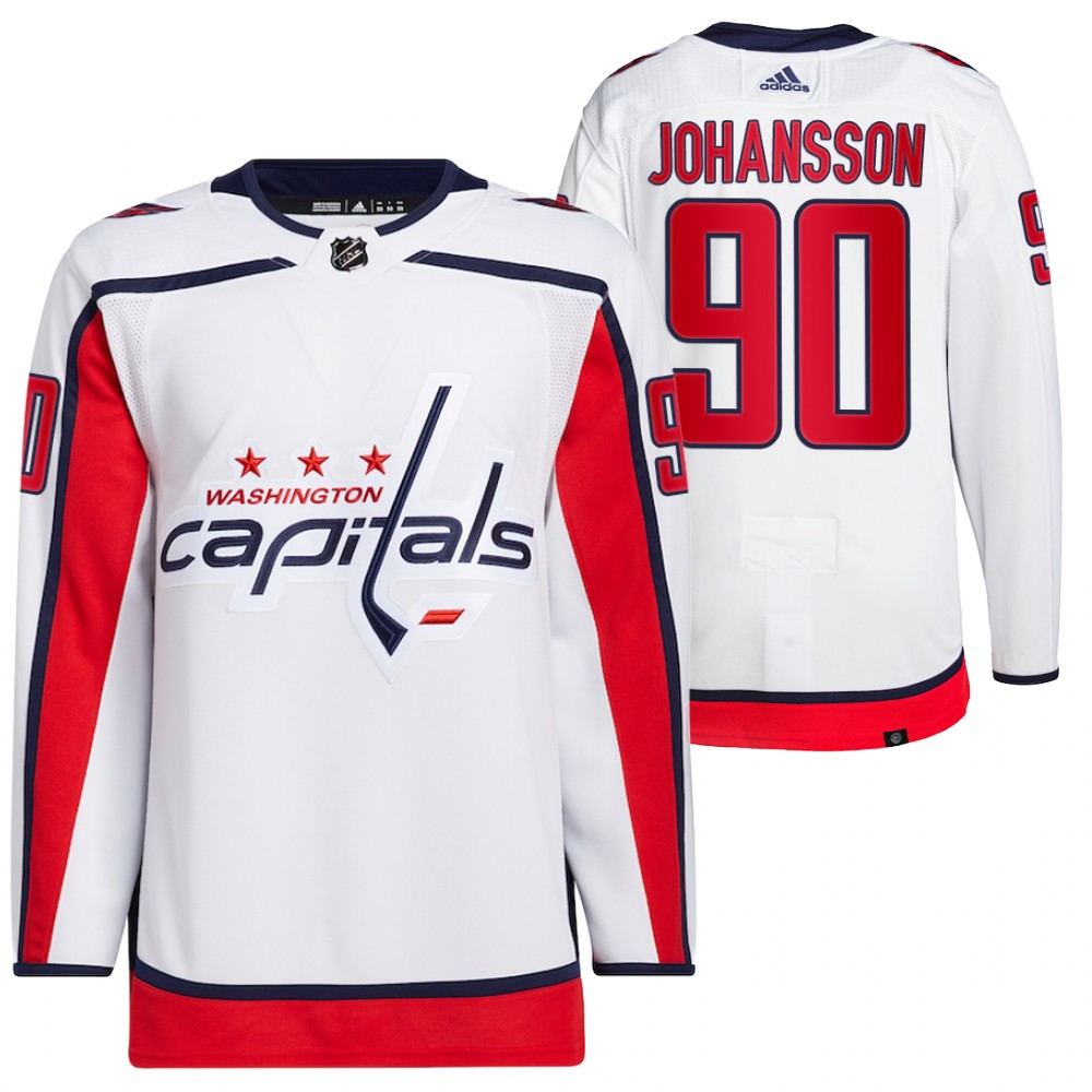 Marcus Johansson 2022 Washington Capitals White Away Primegreen Authentic Pro Jersey