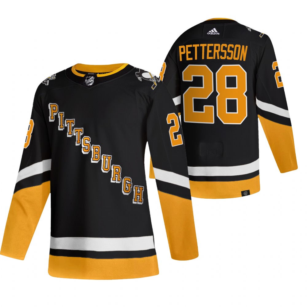 Marcus Pettersson 2021-22 Pittsburgh Penguins Black Third Primegreen Authentic Jersey