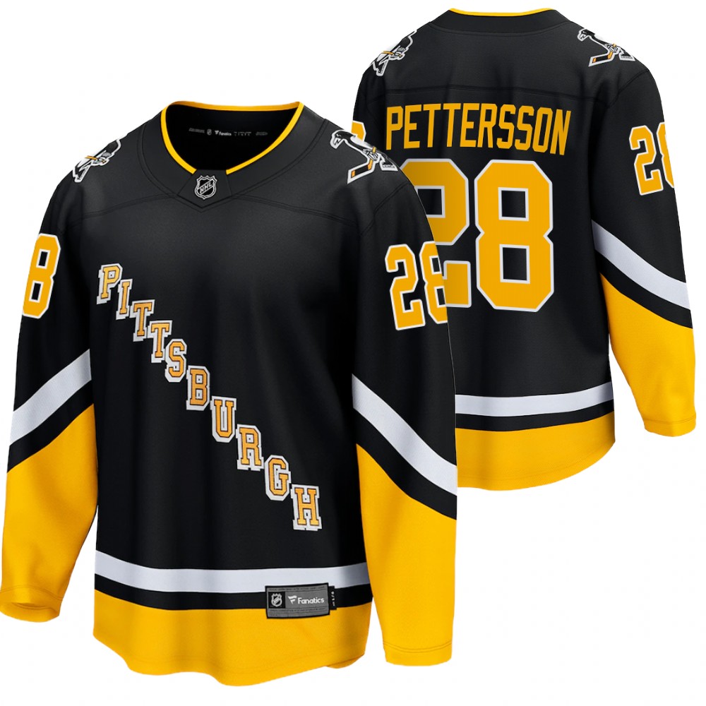 Marcus Pettersson Jersey Pittsburgh Penguins Alternate Black 2021-22 Premier Breakaway