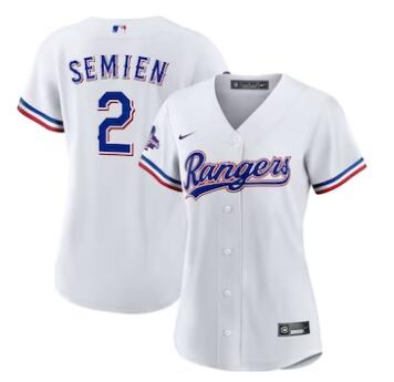 Marcus Semien Texas Rangers Nike Women's Home 2023 World Series Champions Replica Player Jersey White