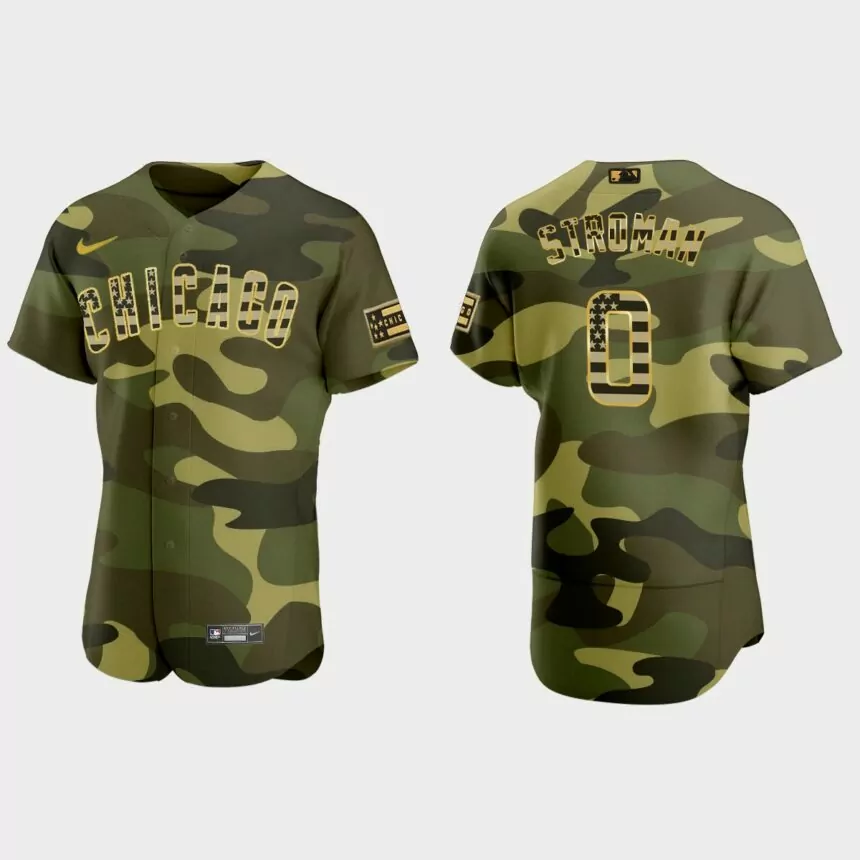 Marcus Stroman Chicago Cubs 2022 Armed Forces Day Authentic Jersey – Camo