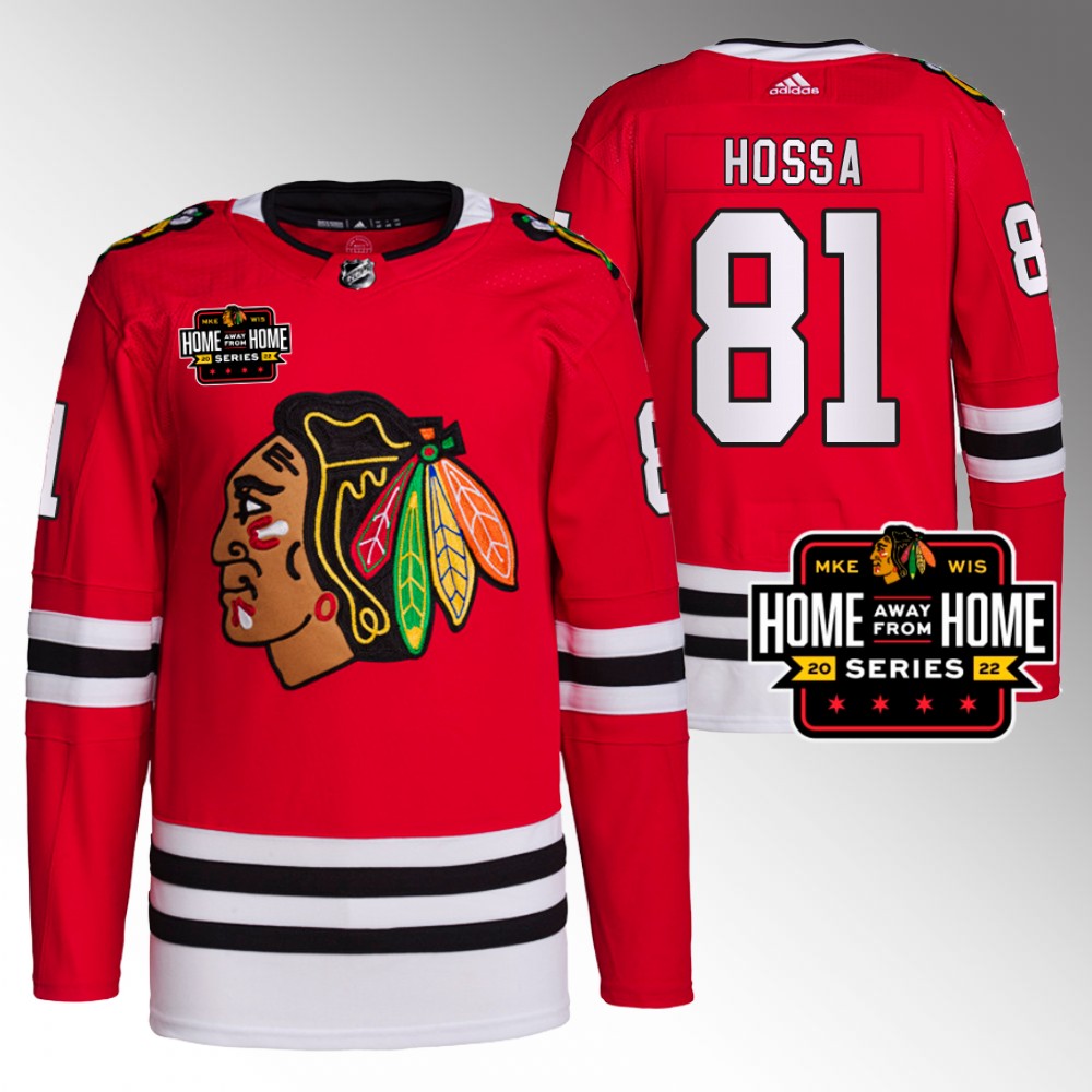 Marian Hossa Chicago Blackhawks Primegreen Red 2022 Milwaukee Home Away From Home Jersey