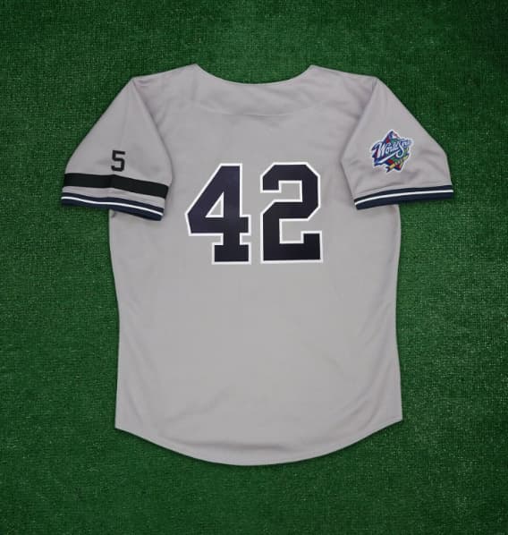 Mariano Rivera 1999 New York Yankees Cooperstown Men's World Series Road Jersey