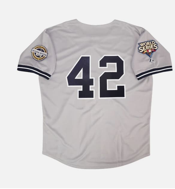 Mariano Rivera 2009 New York Yankees World Series Road Jersey