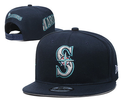 Mariners Team Logo Navy Adjustable Hat YD