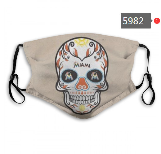 Marins Skull Mask with PM2.5 Filter Double Protection